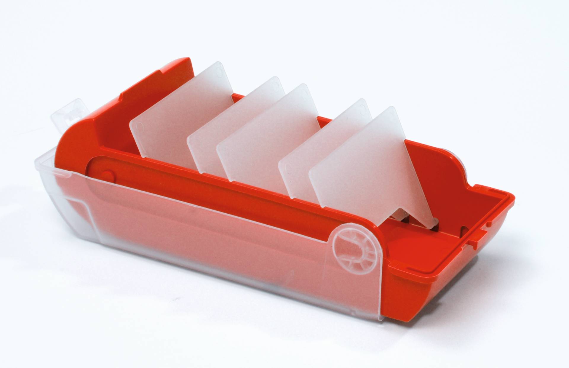86335_a-Rekenen-Magische-Cilinder-Kaartjes-Opbergdoos-Tussenschot-Rood.jpg Magic Top Hat Kaartjes Opbergdoos Met Geruite Kaartjes (Rood) - Afbeelding 1