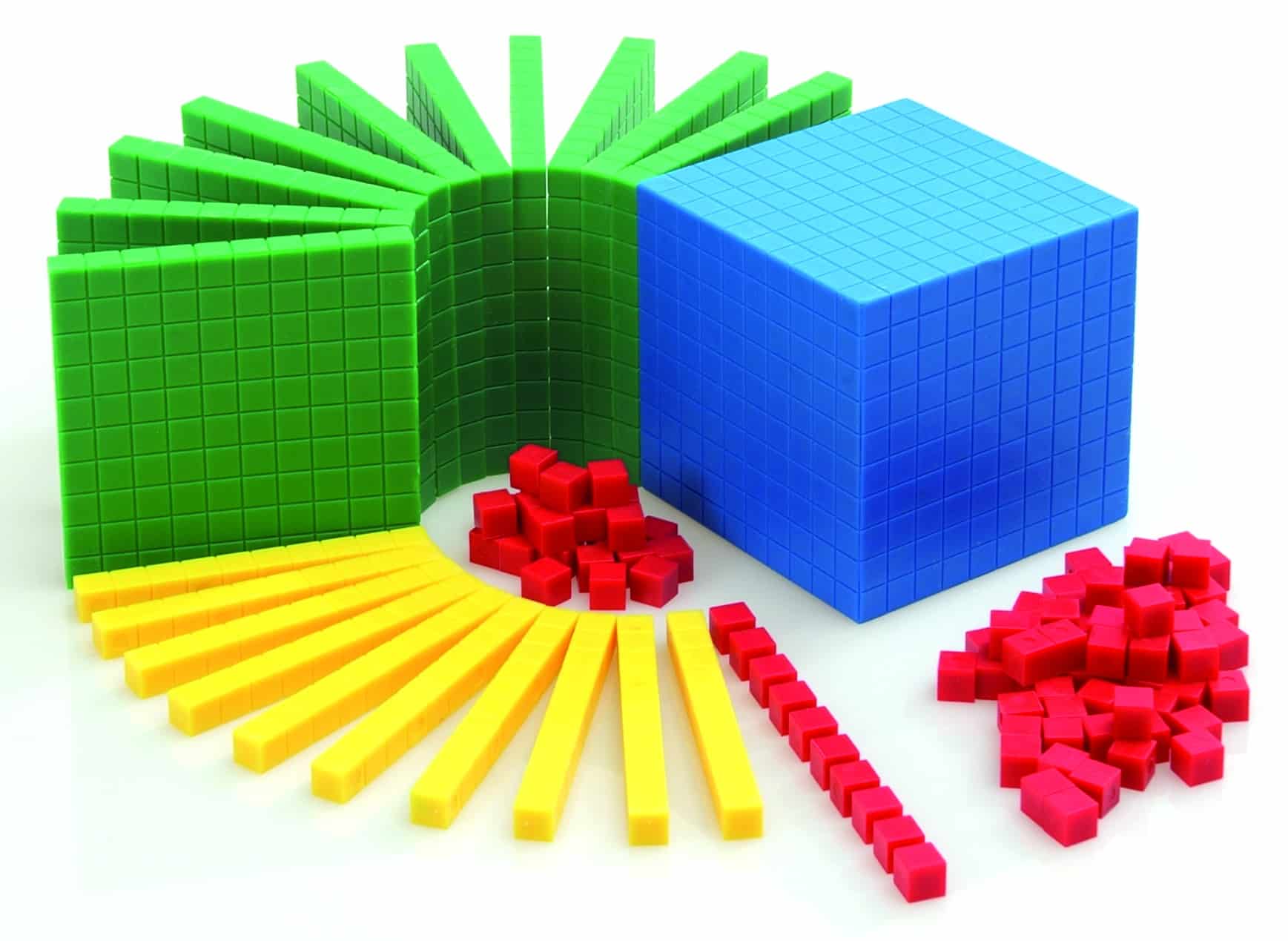 86528.jpg Decimaal Stelsel Kubus Set - Afbeelding 1
