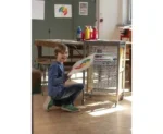 Droogrek A3 Rood XL (verrijdbaar) - Afbeelding 5