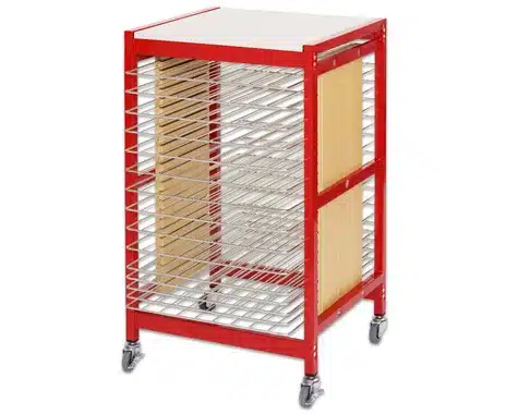 89981_a-MD.webp Droogrek A3 Rood XL (verrijdbaar) - Afbeelding 1