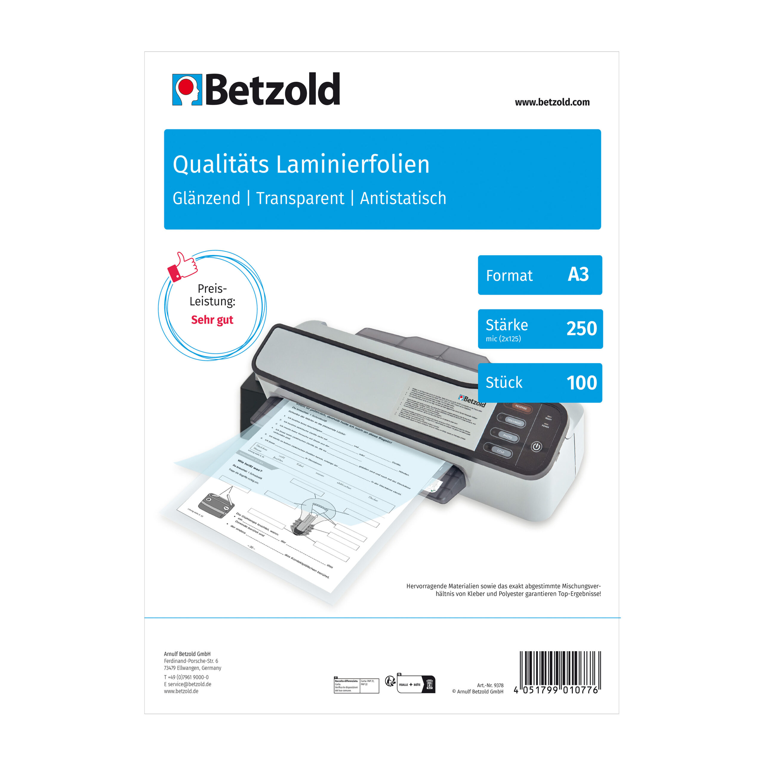 9378_b-scaled.jpg Lamineerhoezen A3 100 - 250 mic - Afbeelding 1