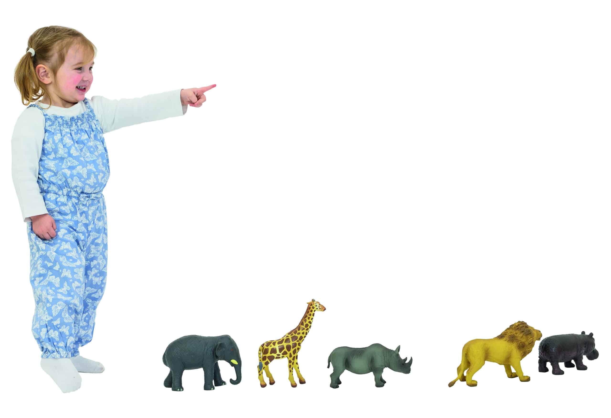 97087_a.jpg Wilde Soft Dieren Set 6/St. - Afbeelding 1