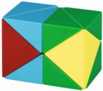 Kubus opgebouwd uit 24 magnetische driehoeken - Afbeelding 3