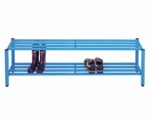 Laarzenrek 100 cm-blauw