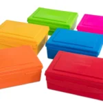 Opbergdoos medium, 1,4 liter-set 6 kleuren