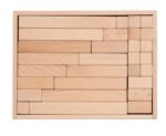 Wagen met houten bouwstenen (basis vormen) - Afbeelding 3
