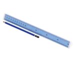 Liniaal 30 cm (3 zijden - 3 meet-eenheden)