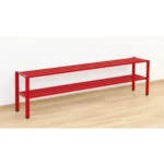 Laag schoenenrek 150 cm-rood - Afbeelding 2