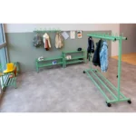 Verrijdbare & Hoogte verstelbare Garderobe - Pale Green - Afbeelding 12