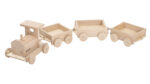 Houten trein met wagons - Afbeelding 2