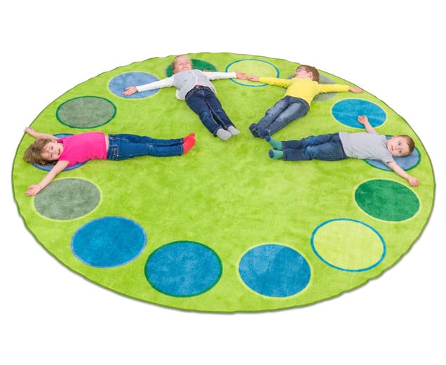 Betzold-Sitzkreis-Teppich-Dots-97705_1.jpg Speelkleed Dots - Afbeelding 1