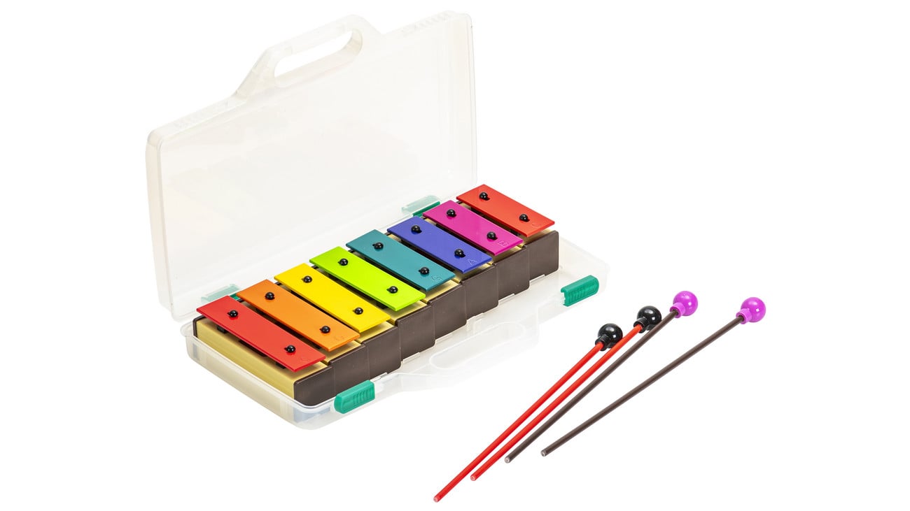 Betzold-Sopran-Klangbausteine-Set-in-Boomwhackers-Farben-8-Stueck-E_773615_d-ZD.jpg Sopraan-klankblokjesset, 8 stuks in Boomwhackers-kleuren - Afbeelding 1