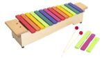 Sopraanxilofoon in Boomwhackers-kleuren,