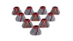 Vulkaanmodel, set van 10 stuks