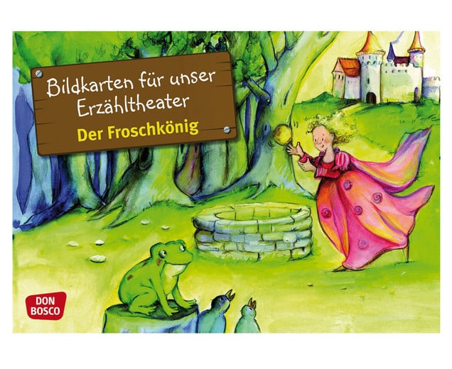 Bildkarten-Der-Froschkoenig-55829.jpg De Kikkerkoning Beeldkaarten - Afbeelding 1
