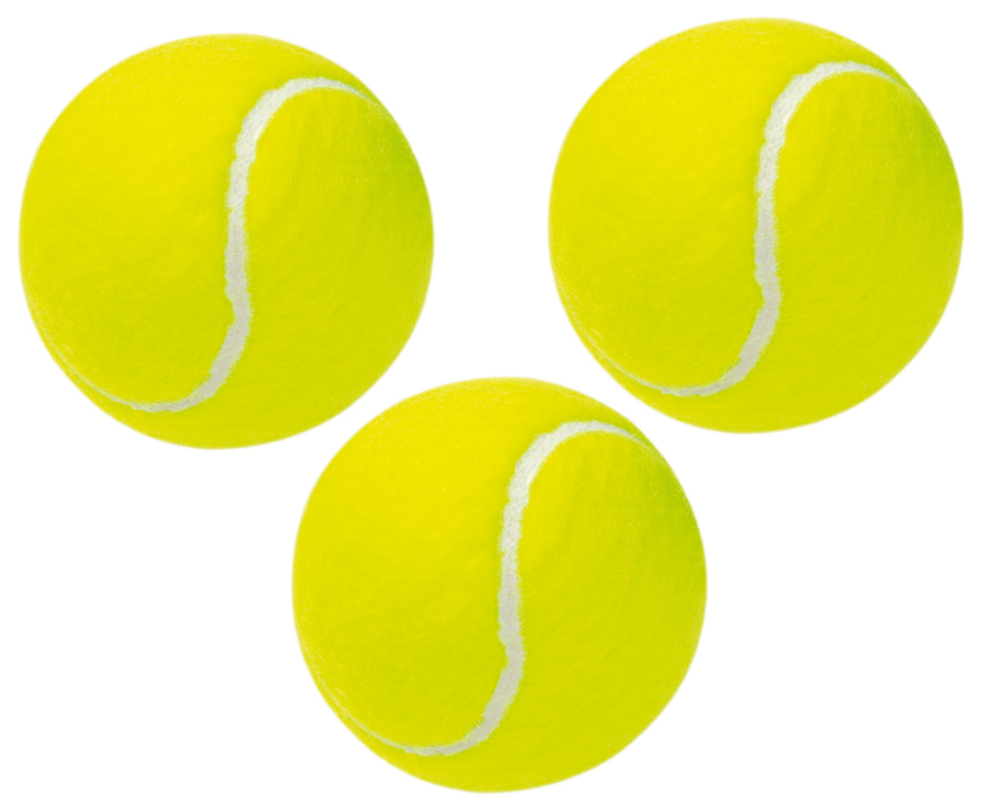 E_34212_b.jpg Tennisballen, 3 stuks. - Afbeelding 1