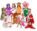 Set van 12 kostuums voor kinderen 0-2 jaar