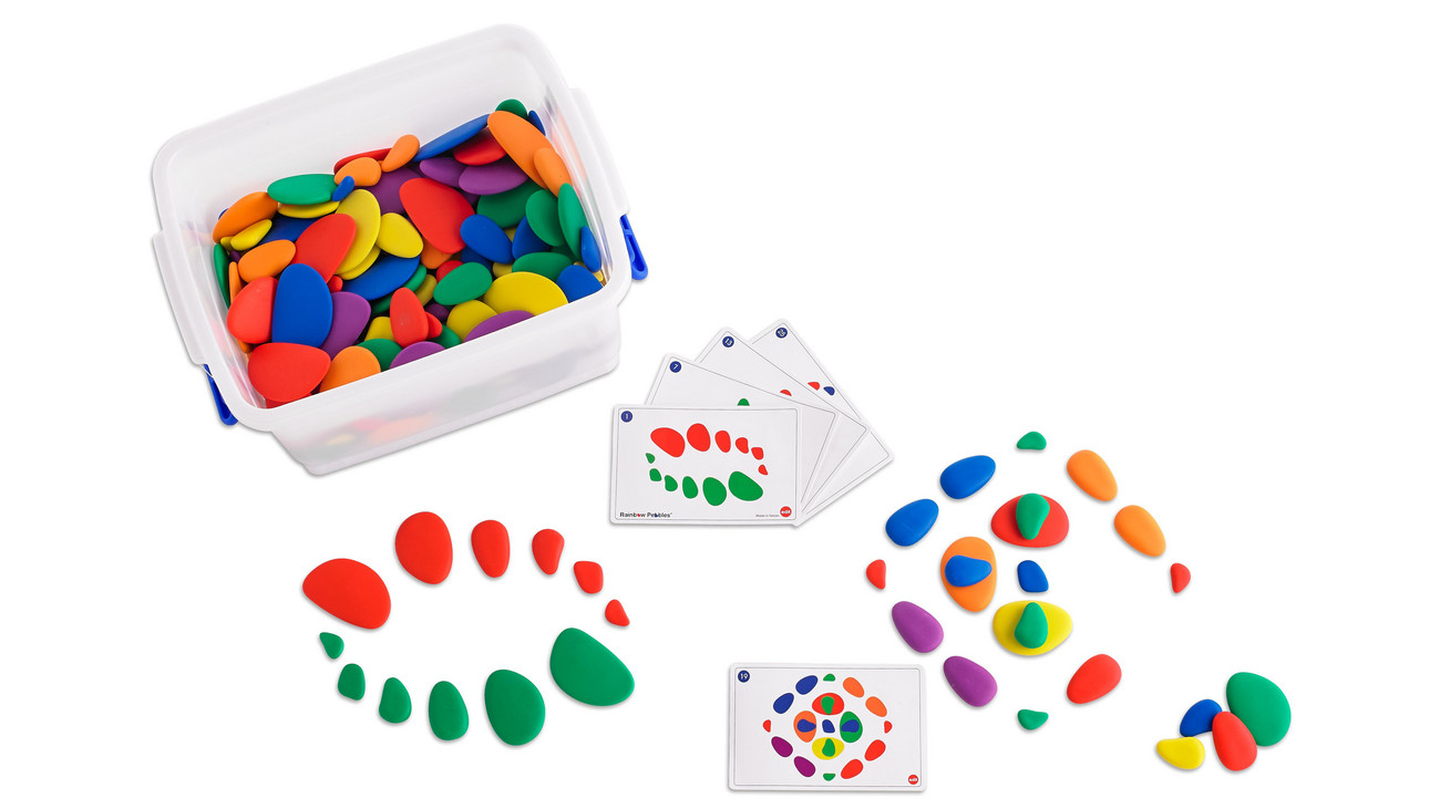 E_757994_a.jpg XXL regenboogkiezelset - Afbeelding 1