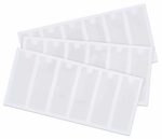 Zelfklevende doorzichtige insteekhoesjes 18 stuks 2,5 x 7,5 cm