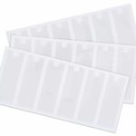 Zelfklevende doorzichtige insteekhoesjes 18 stuks 2,5 x 7,5 cm