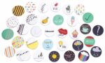 Set magnetische afbeeldingen rond 35 cm 42 stuks