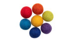 Regenboog viltballen: 137-delig - Afbeelding 3