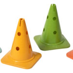 Geperforeerde Kegel Set 4/St. gekleurd