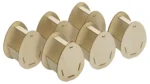 Houten Paasmandjes ei, set van 6 - Afbeelding 2