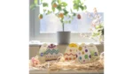 Houten Paasmandjes ei, set van 6