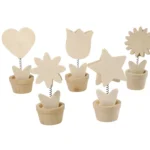 Bloem Fotohouder, blanco, 10 stuks