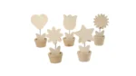 Bloem Fotohouder, blanco, 10 stuks