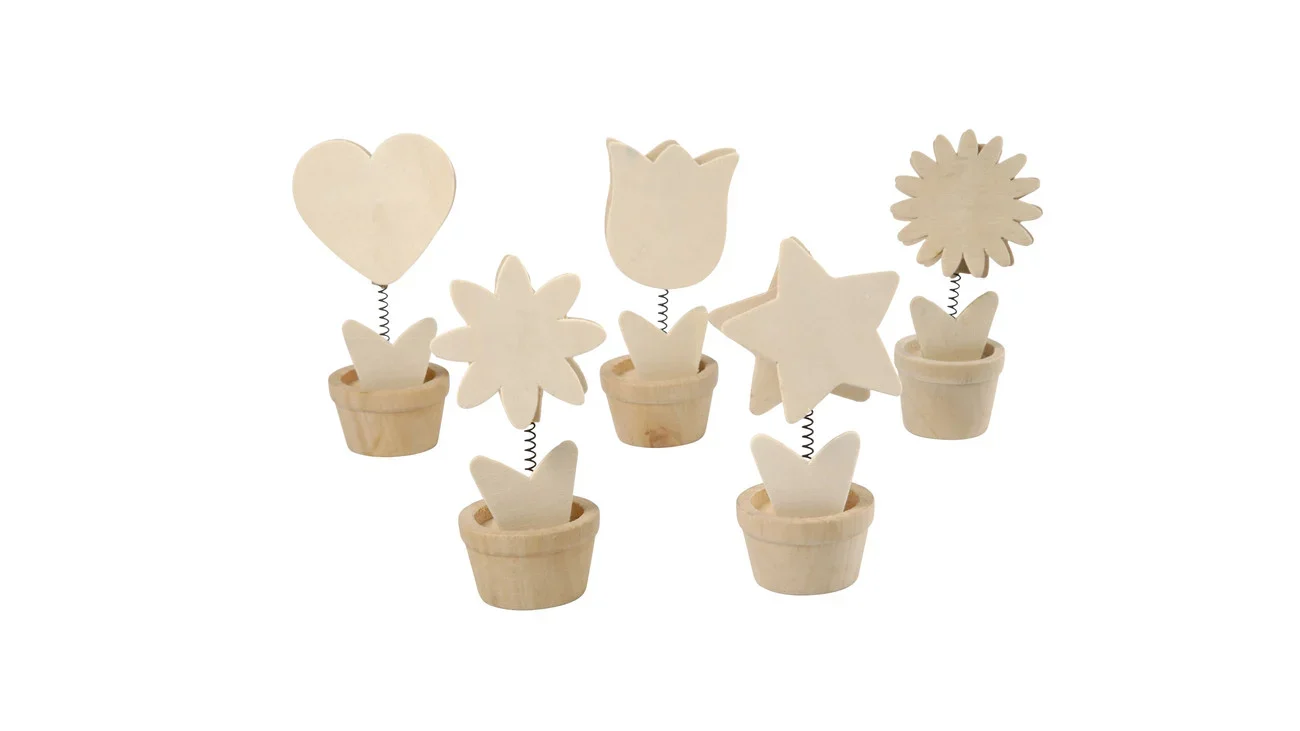 E_770782_a.webp Bloem Fotohouder, blanco, 10 stuks - Afbeelding 1
