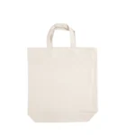Katoenen tas met 10cm bodem, licht naturel