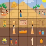 Loti-Bot Vloermat "Het Oude Egypte"