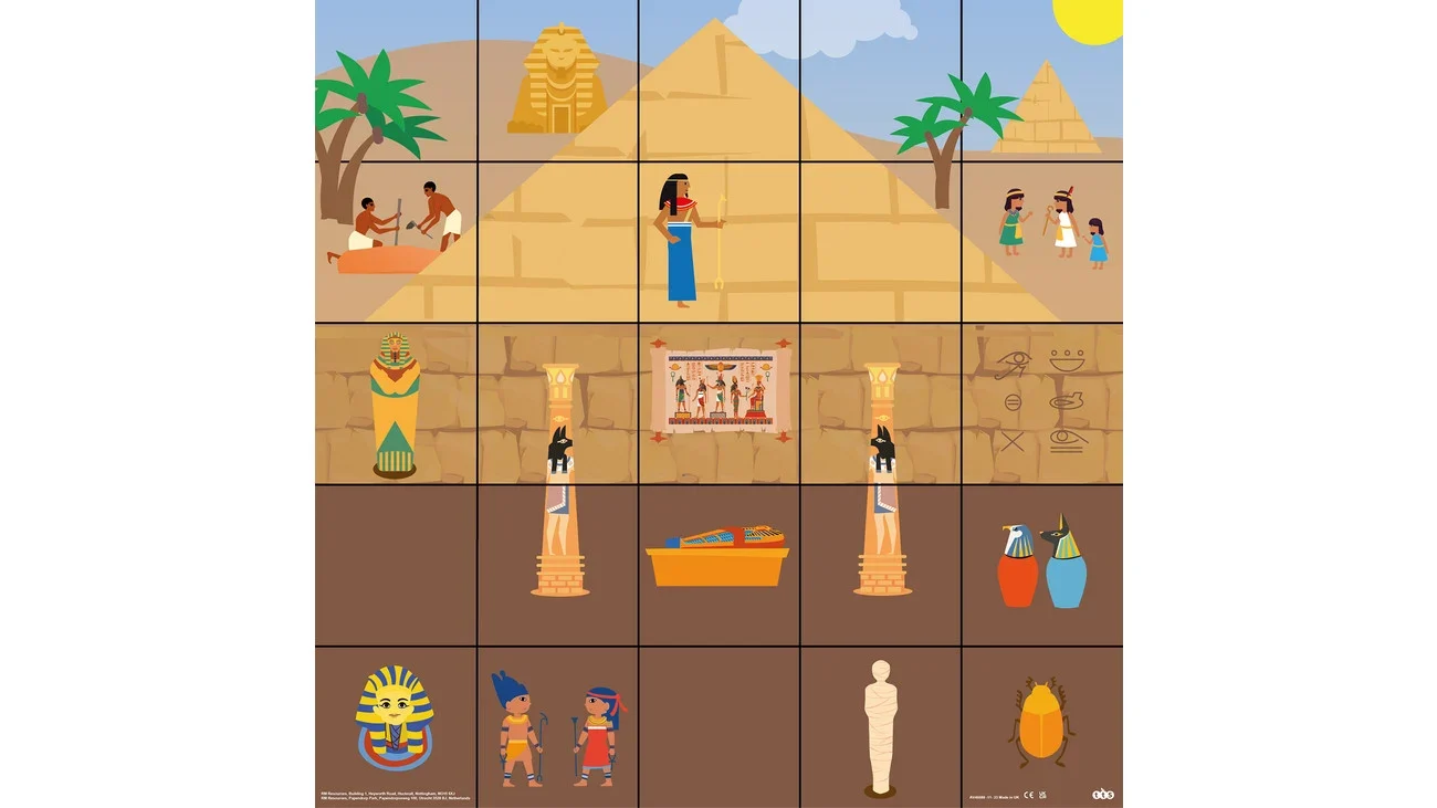 E_770970_a.webp Loti-Bot Vloermat "Het Oude Egypte" - Afbeelding 1