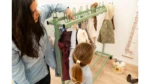 Verrijdbare & Hoogte verstelbare Garderobe - Pale Green - Afbeelding 2
