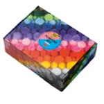Jumbo pomponmix gekleurd, 200 g