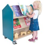 EduCasa Bibliotheekwagen Petrol