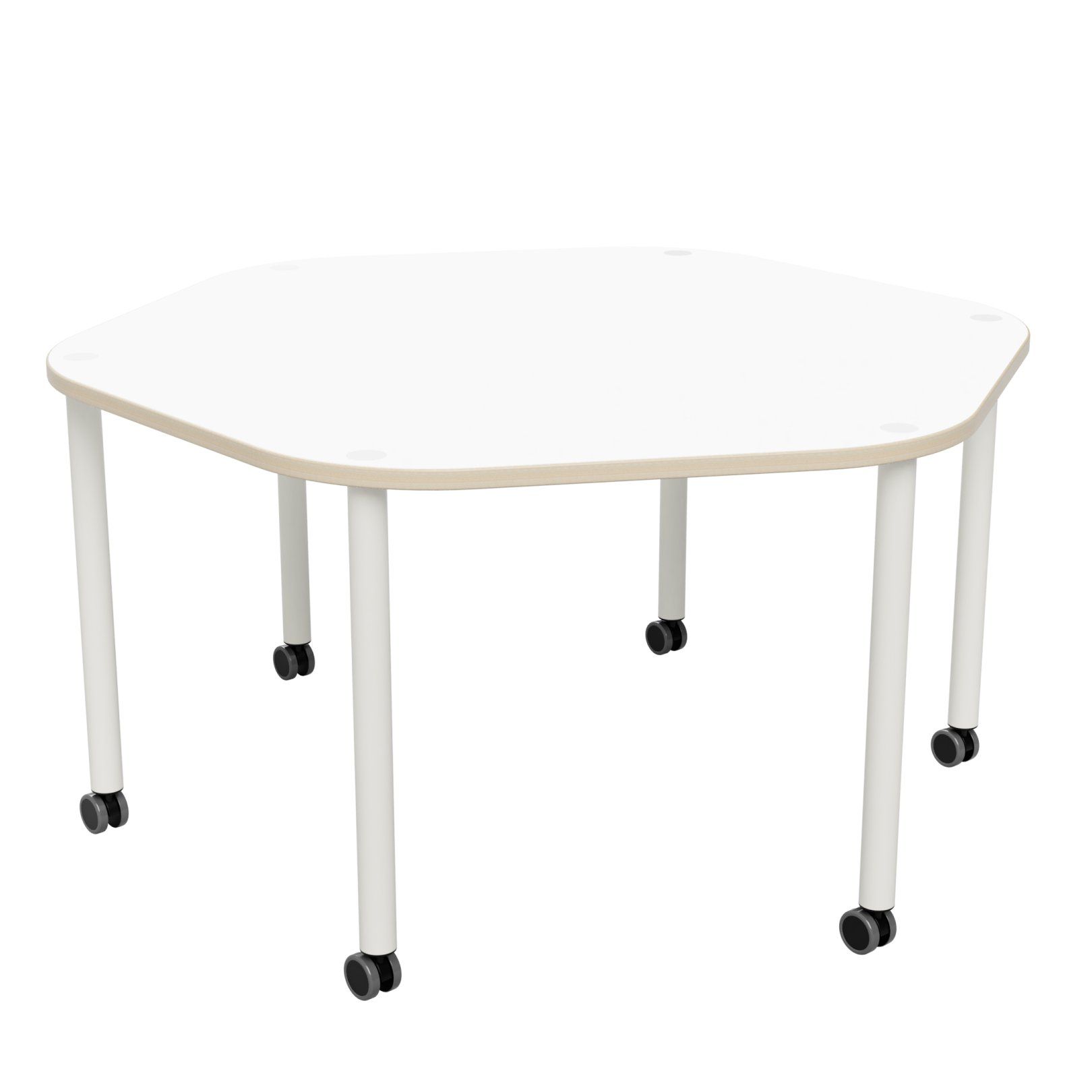 FLEX-TABLE_Hexa_Gruppentisch_Freisteller-2_0.jpg FLEX HEXA Tafel - Afbeelding 1