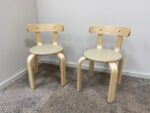 Kruk met rugleuning Set 4/St. - Afbeelding 2