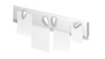 Info-rail, magnetische wandlijst, 200 cm