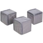 Kubus grijs - 15x15x15cm