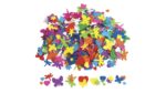 Moosgummi-set, verschillende vormen, 500 stuks