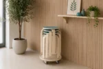 Kruk met rugleuning Set 4/St. - Afbeelding 4