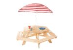Picknicktafel Zeshoek - Afbeelding 2