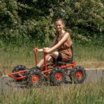 ROSE Gokart groot met 6 tractorwielen | 5+ jaar