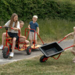 Aanhanger met sta-oppverlak