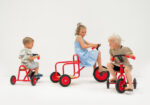 Middelgrote bakfiets met ballonwielen | 4-10 jaar - Afbeelding 3