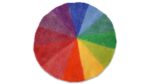 Mat vilt regenboog 52cm - Afbeelding 3