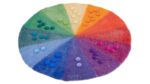 Mat vilt regenboog 52cm - Afbeelding 5